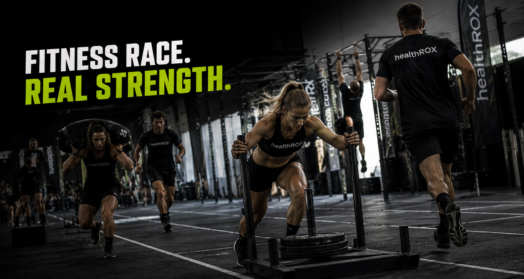 HealthROX — Eén race. Acht stations. Geen excuses.