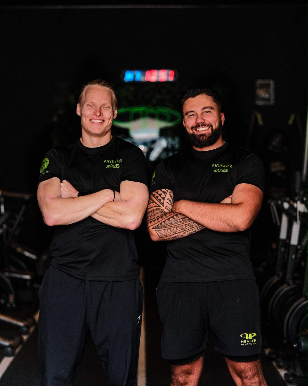 Geronimo Torenstra (head coach HealthROX) en Hendrik Christoffel Bothma (founder & coach)